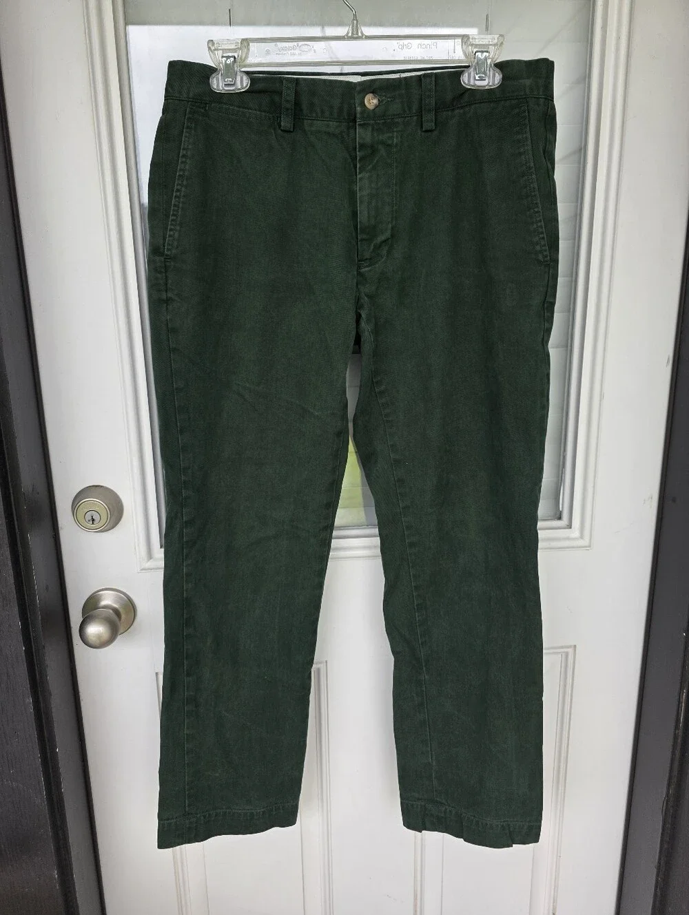 Polo Ralph Lauren Slim Fit Green Chino Pants Men's 32x30 Stretch Casual